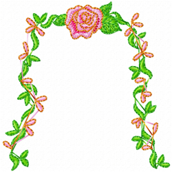 Flowers Embroidery Design 5